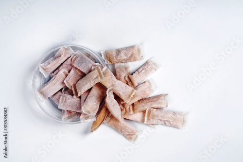 smokeless tobacco swedish snus pouches closeup