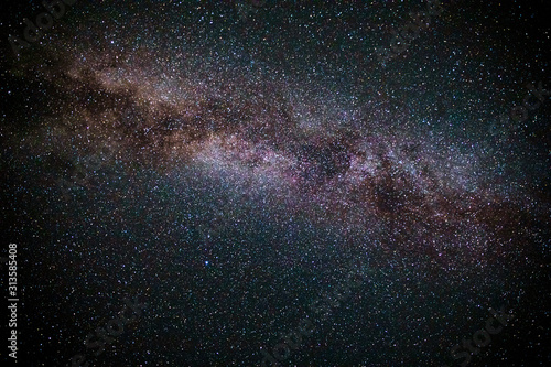 Milky Way. Photo of the galaxy universe with many stars. Milky way galaxy on night sky background. Stars In The Night Sky, Milky Way Galaxy. Night sky with stars and Milky way galaxy.