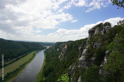 View from Bastei, Dresden, Germany