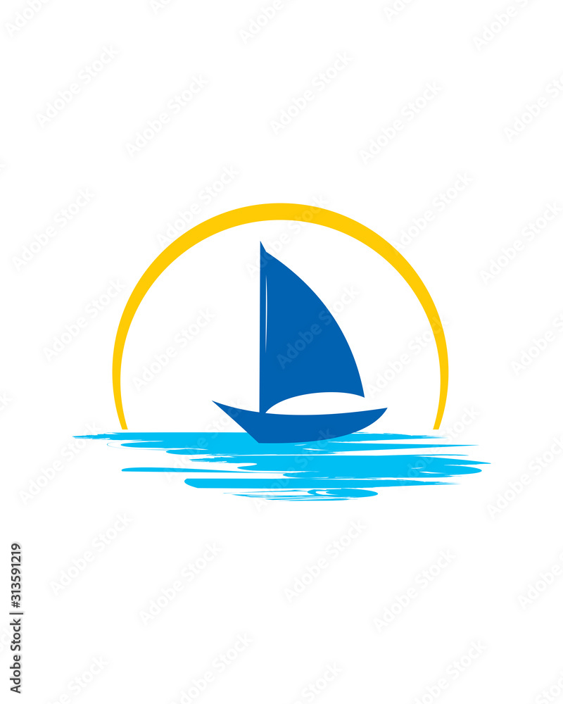 Yacht Logo, Sailing logo