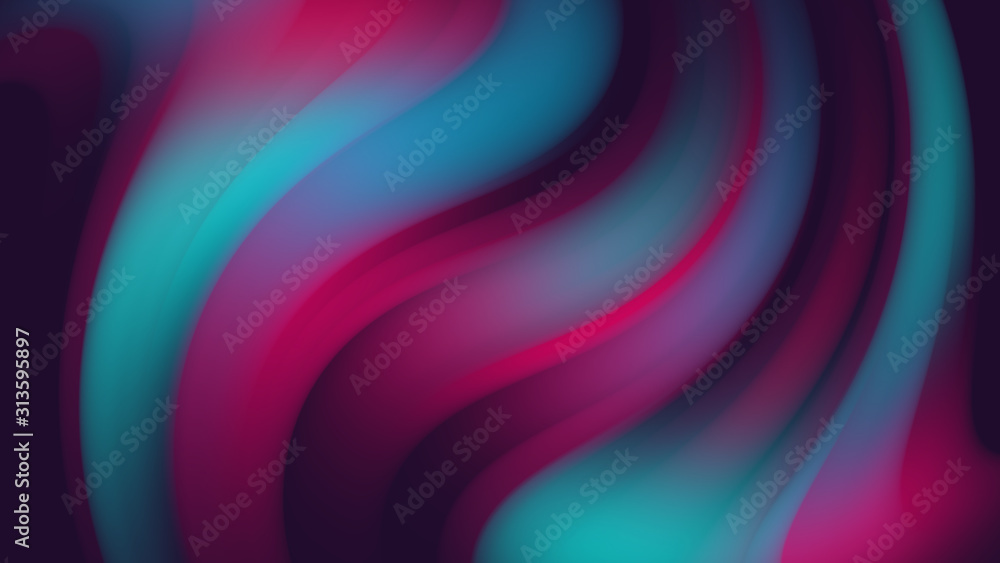 Obraz premium abstract motion graphic blue and pink background