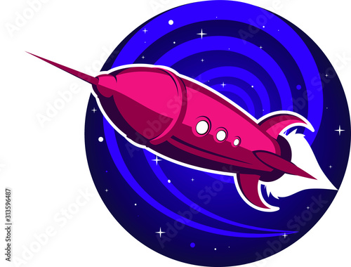 spaceship retro design