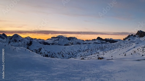 Tramonto nelle Dolomiti © Giorgio
