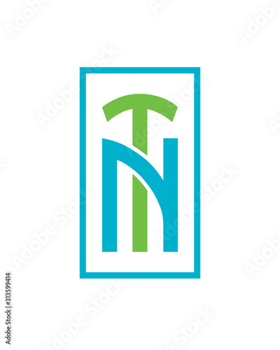 Free Download TN Initials Logo - GFXLoad