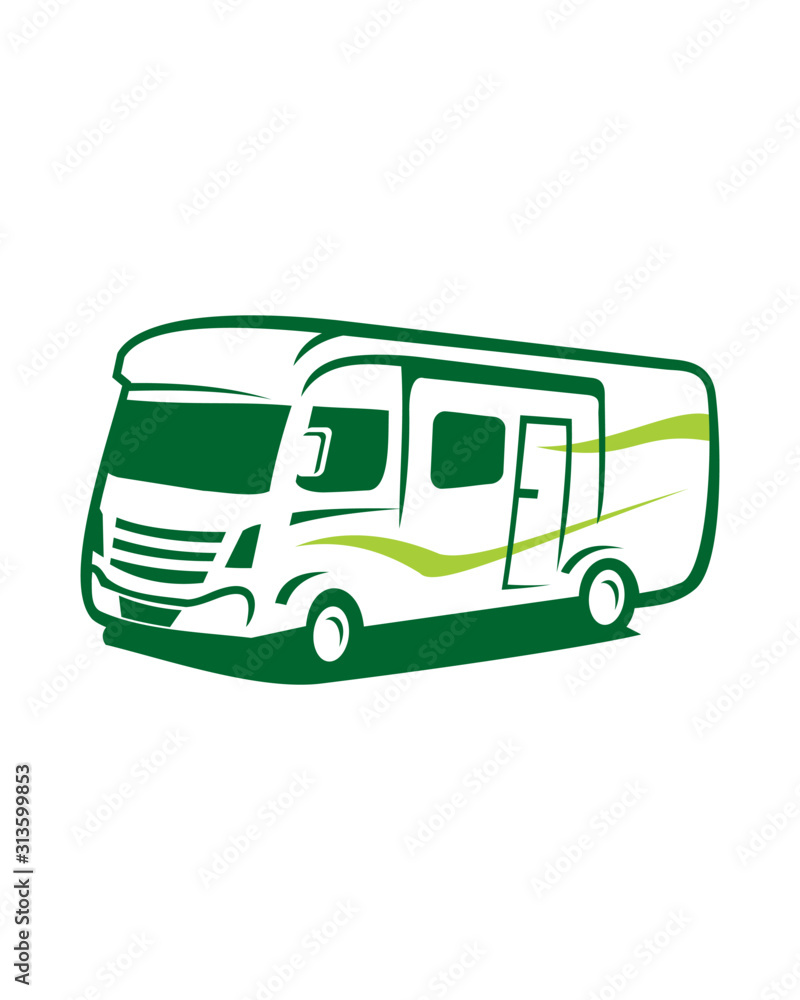 RV Logo, Caravan Logo