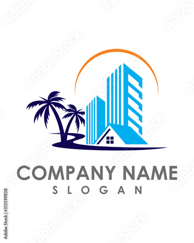 Apartment Logo, Coastal Apartment Logo