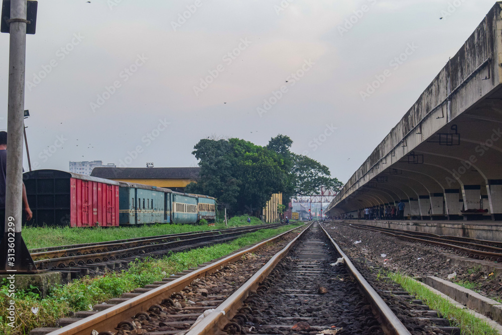 Obraz premium railway tracks