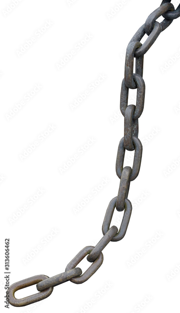 Fototapeta premium Old anchor chain