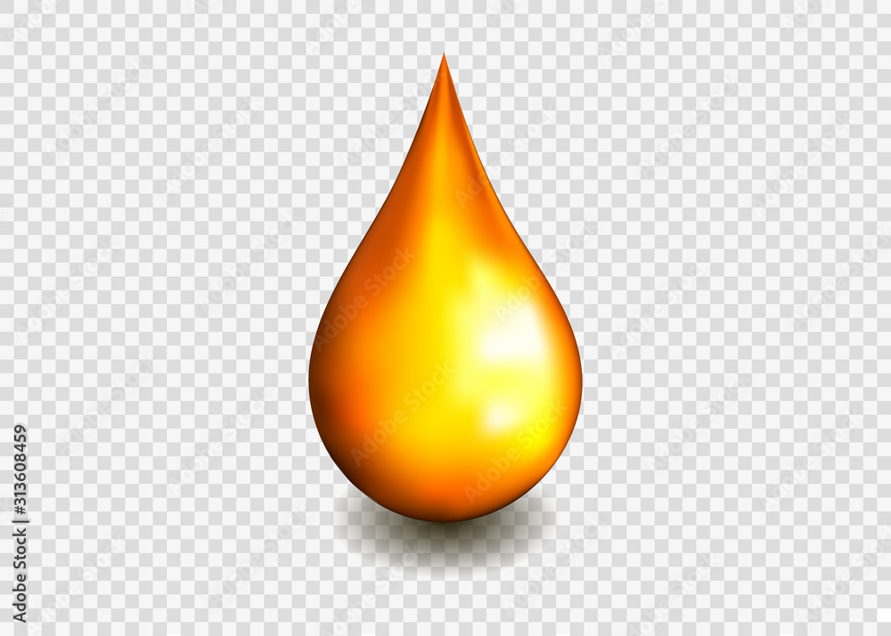 Obraz premium Gold oil bubbles. 