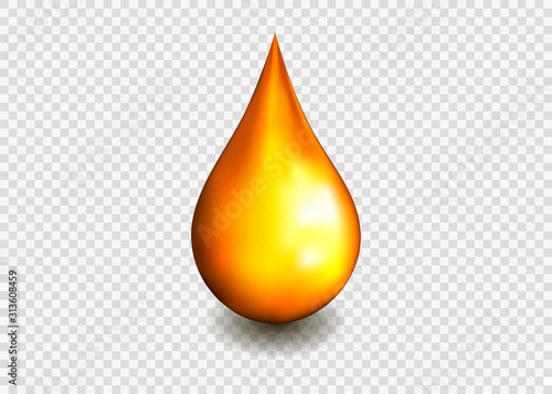 Gold oil bubbles. 