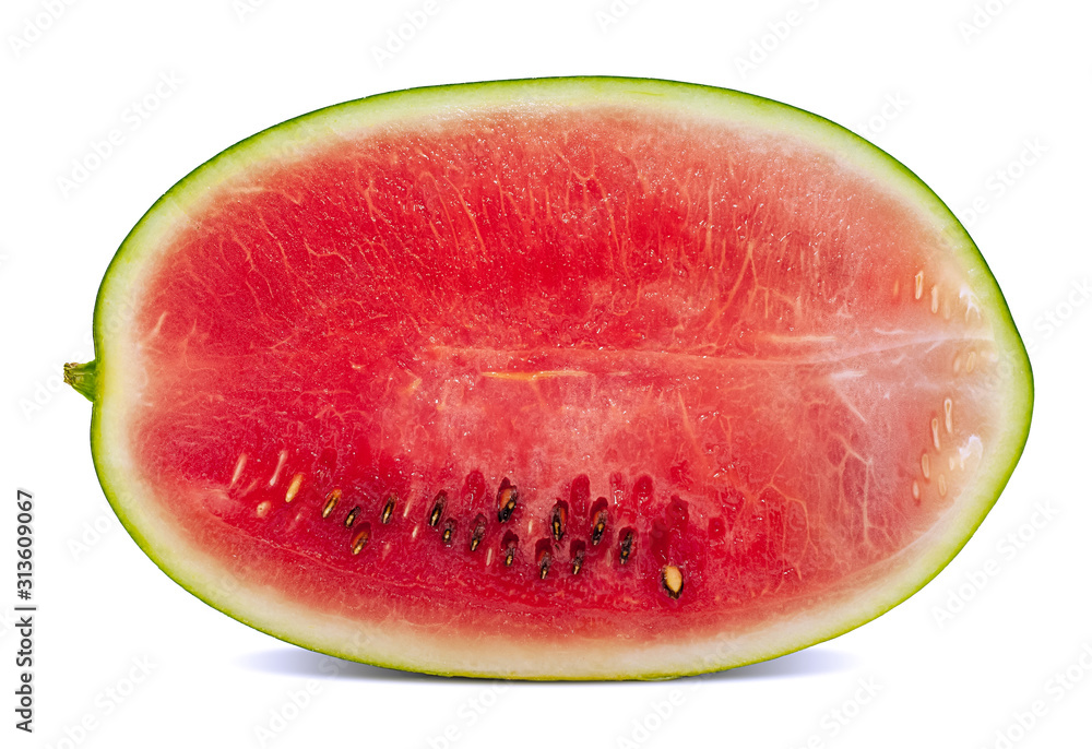 Single object of Watermelon Fruit isolated on white background Single object of Watermelon Fruit isolated on white background