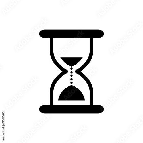 Hourglass icon vector trendy design