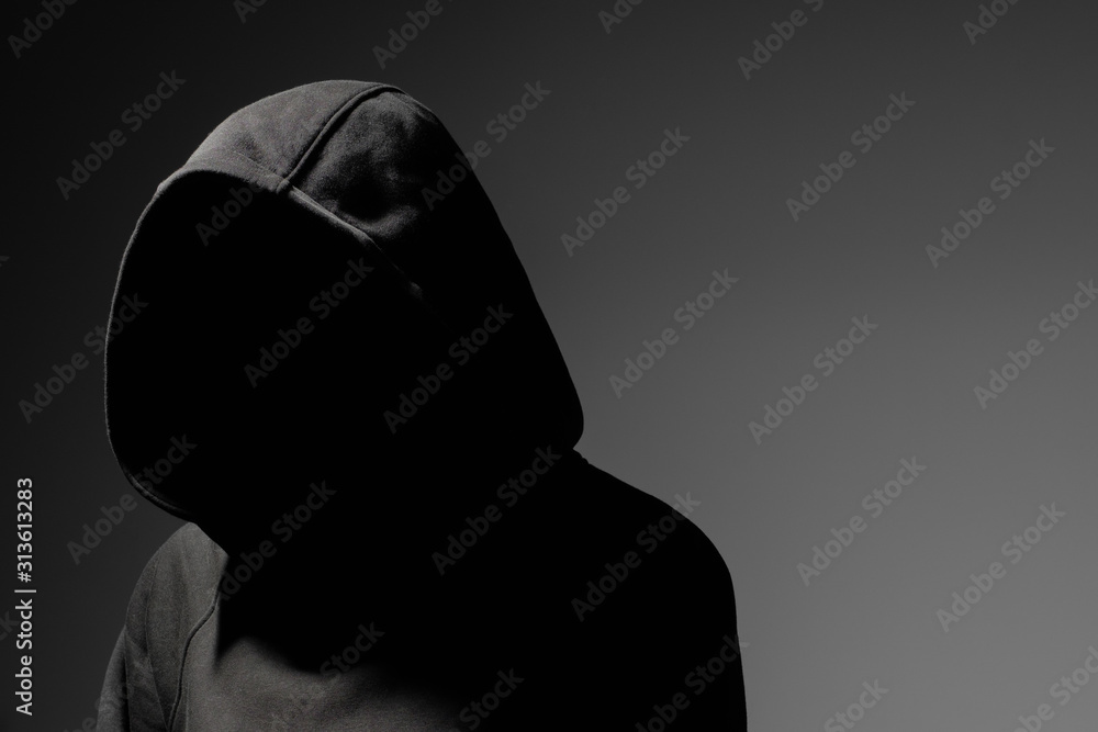 The man in the hood The man in the hood