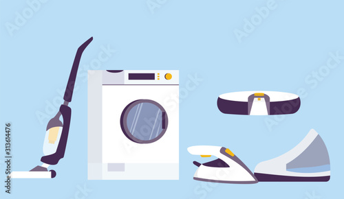 Household appliances set