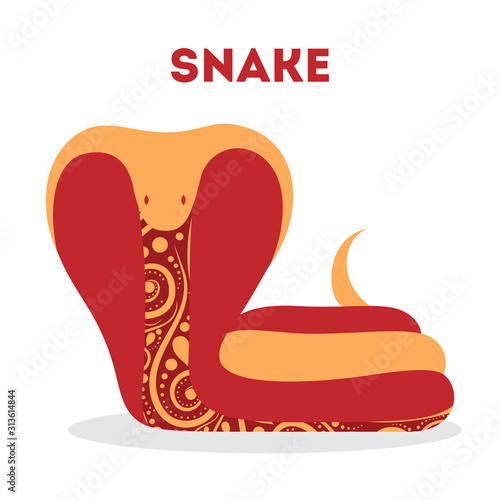 Vector illustration of traditional chinese zodiac animal