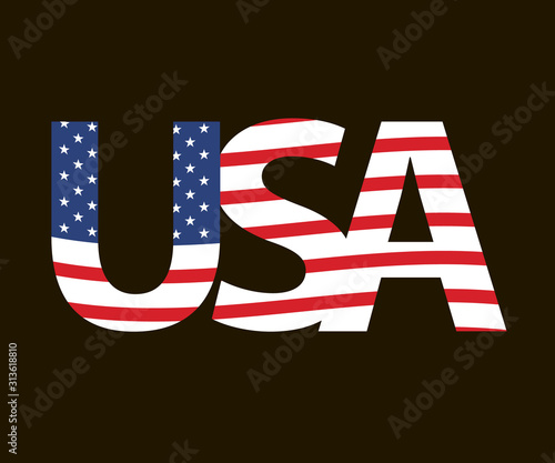 UNITED STATES OF AMERICA MAP, USA vector, Independence day background