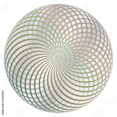 Spiral geometrical design