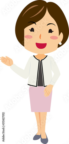 入学式 卒業式 保護者01 女性