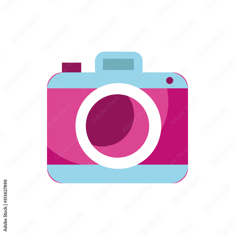 photographic camera device isolated icon photographic camera device isolated icon