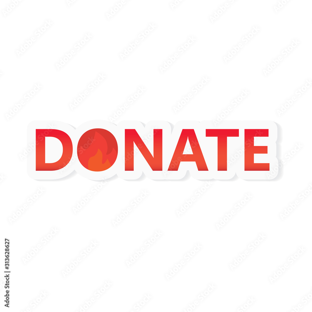 concept of donation to burning Australia- vector illustration concept of donation to burning Australia- vector illustration