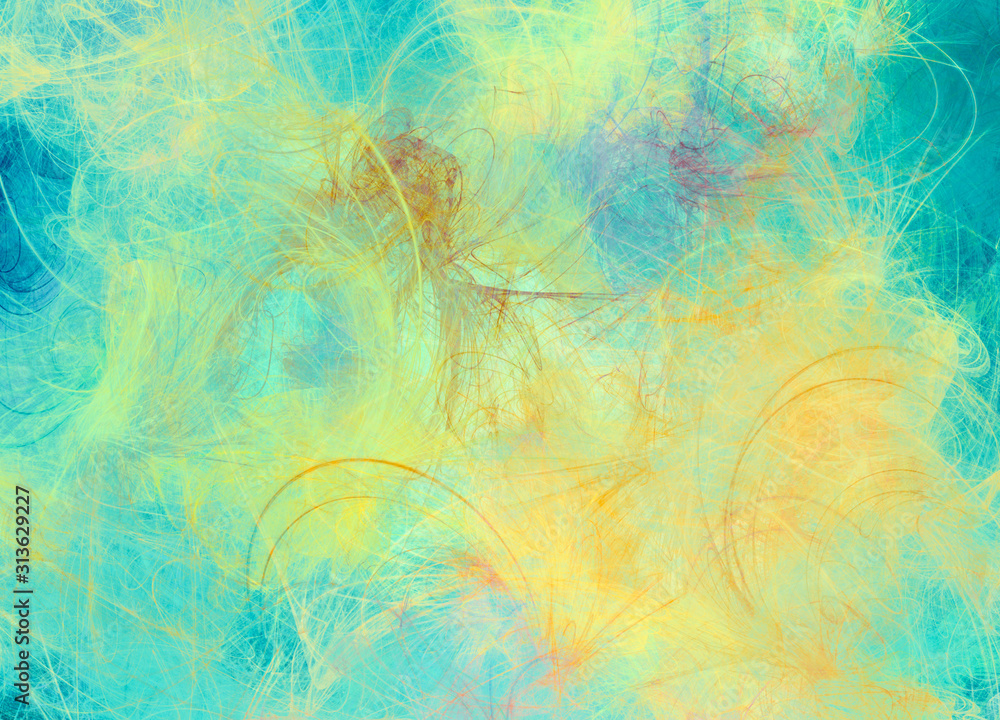 Colorful artistic background texture Chaotic brush strokes of paint in yellow and blue tones Multi color pattern Mixed media artwork Colorful artistic background texture Chaotic brush strokes of paint in yellow and blue tones Multi color pattern Mixed media artwork