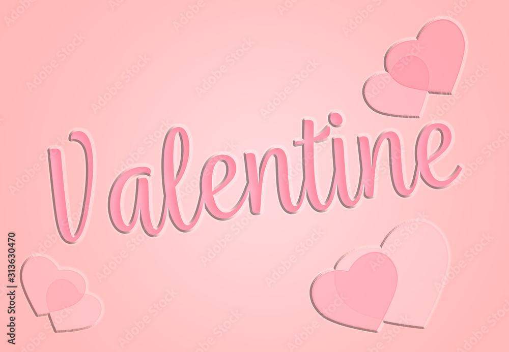 Happy valentine day with creative love composition. Happy valentine day with creative love composition.