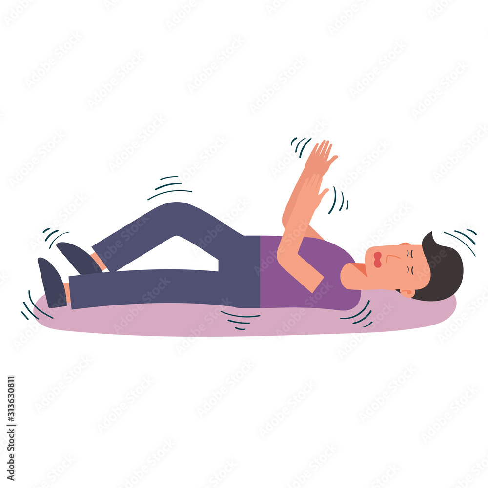 concept of boy shaking by epilepsy symptom, seizure, disease, character cartoon vector flat illustration Stock Vector | Adobe Stock concept of boy shaking by epilepsy symptom, seizure, disease, character cartoon vector flat illustration Stock Vector | Adobe Stock