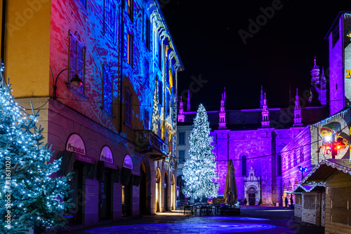 Como, luci di Natale in centro storico photo