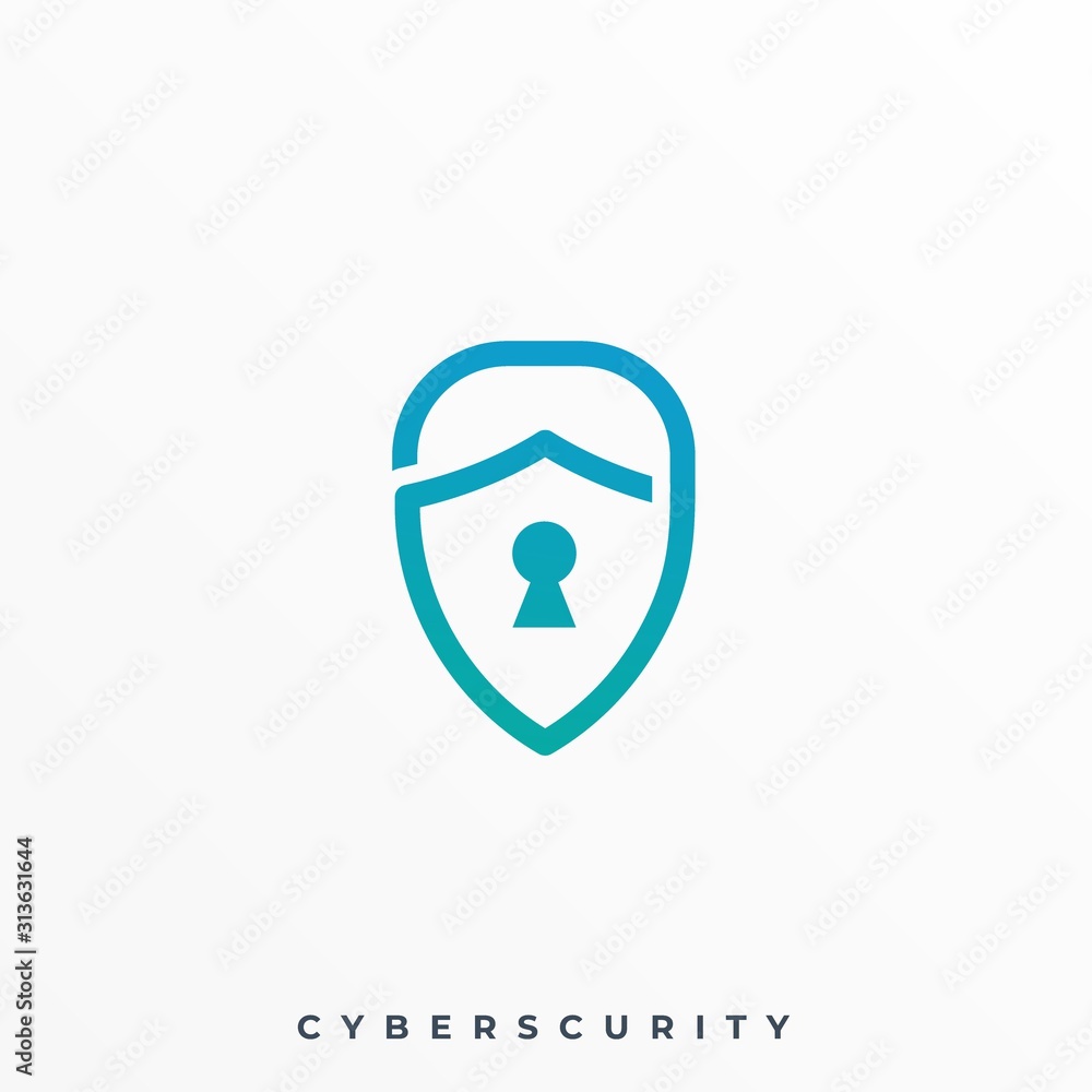 Shield Key Illustration Vector Template Shield Key Illustration Vector Template