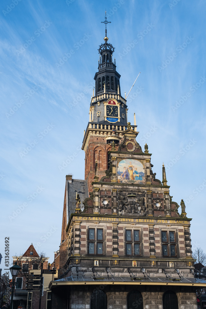 Fassade des Käsemuseums von Alkmaar/NL