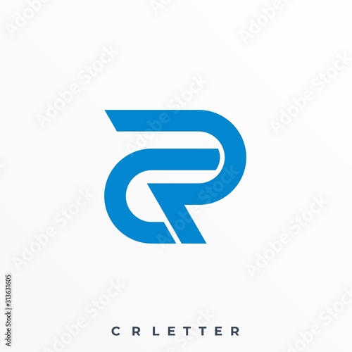 Free Download Letter C R Illustration Vector Template - GFXLoad
