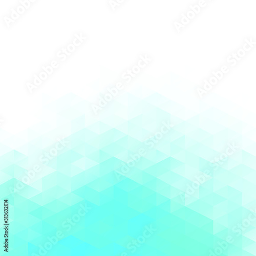 Blue Polygonal Mosaic Background, Creative Design Templates