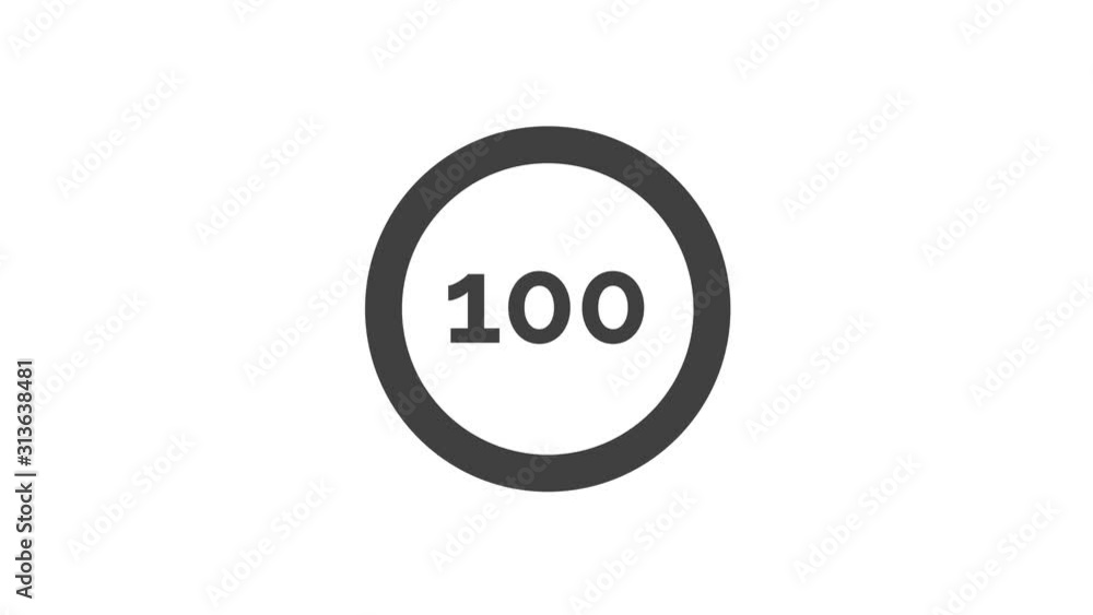 4K Salmon Color Ring Pie Chart 0 to 100 Percentage Infographics Animation on White 4K Salmon Color Ring Pie Chart 0 to 100 Percentage Infographics Animation on White