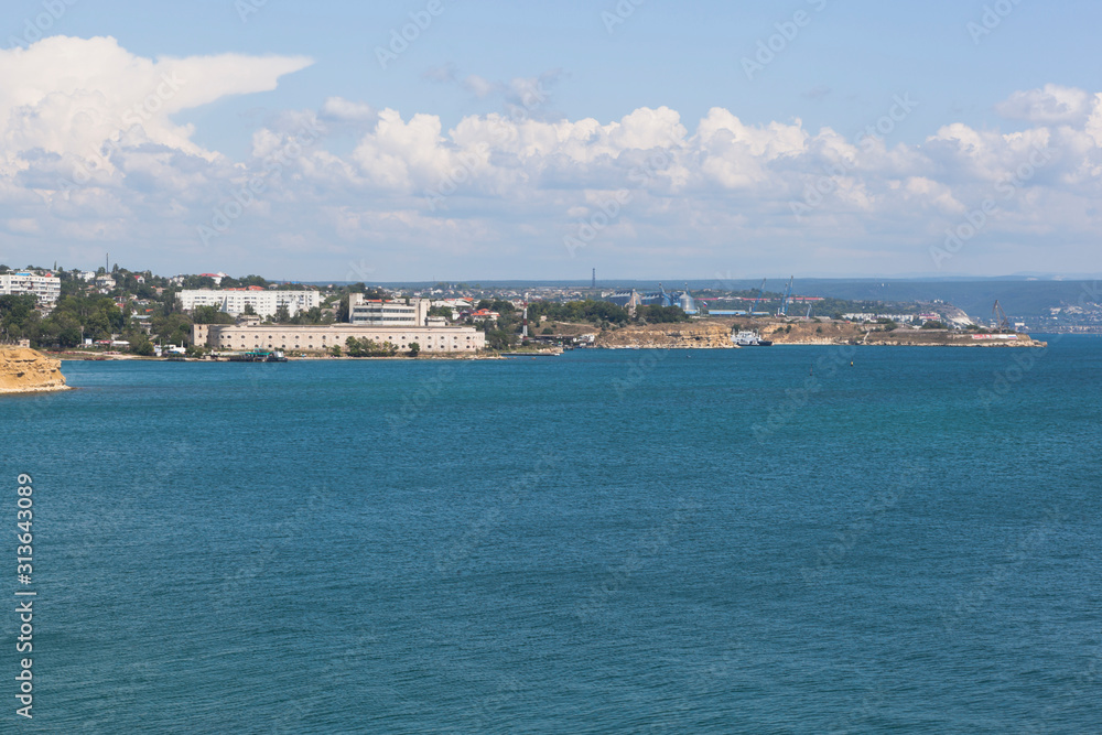 North side of the city of Sevastopol - view from Konstantinovsky battery, Crimea