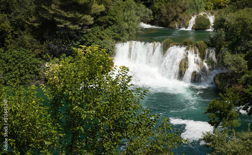 Waterfalls. Croatia. National. Park. Water. Cascade. River. Krka