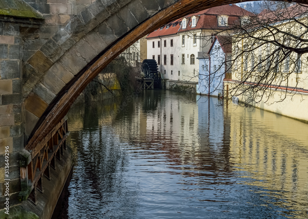 bridge over the river