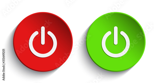 Power button on off