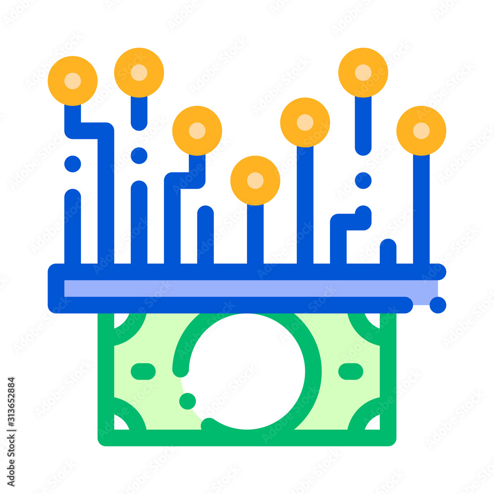 Electronic Money Cash Chip Vector Thin Line Icon. Online Money Transactions, Secure Financial Payment Operation Linear Pictogram. Internet Banking Deposit, Currency Exchange Contour Illustration Electronic Money Cash Chip Vector Thin Line Icon. Online Money Transactions, Secure Financial Payment Operation Linear Pictogram. Internet Banking Deposit, Currency Exchange Contour Illustration
