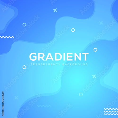blue background gradient transparancy