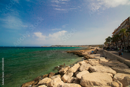 sea and blue sky-javea photo