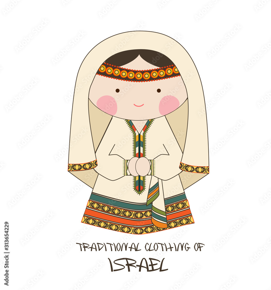 Obraz premium Traditional Clothing of Israel