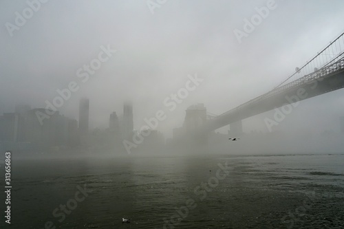 Manhattan Bridge and Skyline © Michael