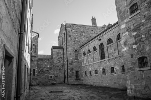 Interior of the most famous jail in the city of Dublin, Ireland