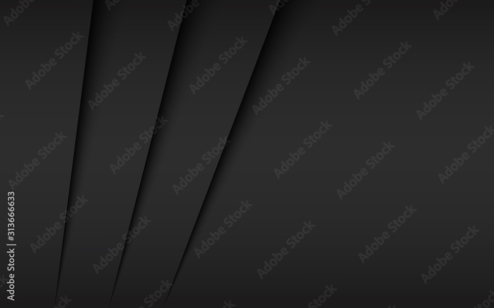 Black and grey modern material design, overlap paper with blank space for your text, corporate template for your business, vector abstract widescreen background Black and grey modern material design, overlap paper with blank space for your text, corporate template for your business, vector abstract widescreen background