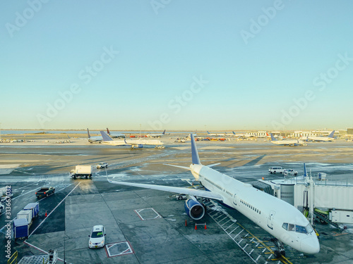 View of Planes in Airport