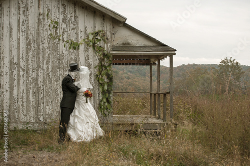 A ghostly wedding in the countryside