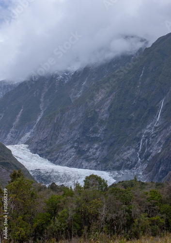 Franz Jozef Glacier New Zealand. Mountains