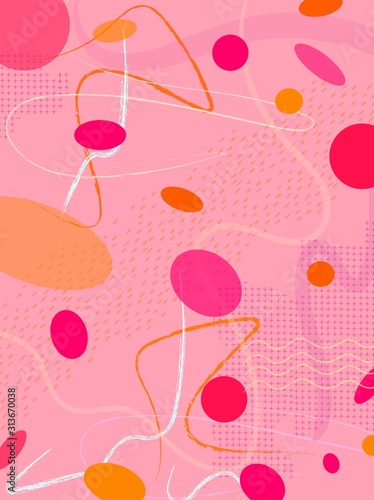 Abstract pink pattern 