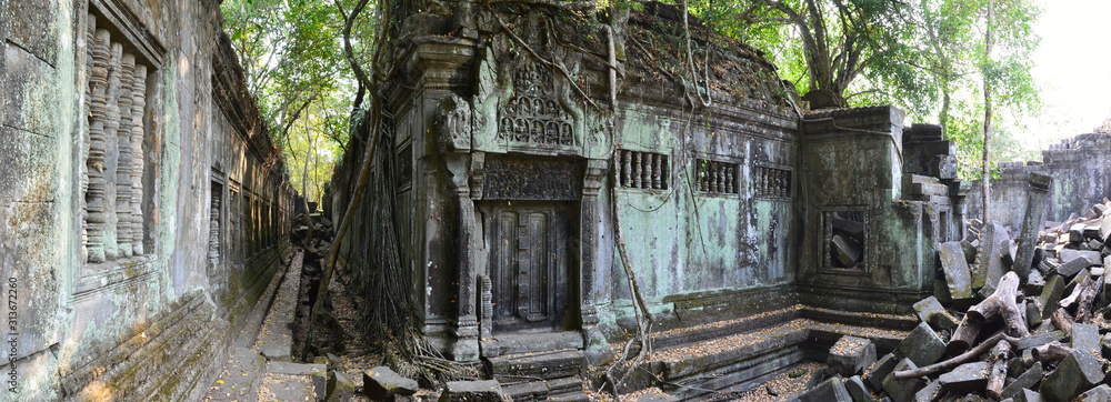 Panoramafoto von Banteay Kdei, Angkor Panoramafoto von Banteay Kdei, Angkor