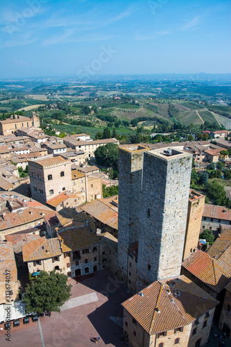 San Gimignano, Toskana, Italien